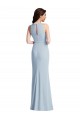 Stretch Crepe Halter Neck Sleeveless Long Formal Dress / Bridesmaid Dress Kent