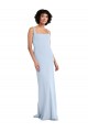 Stretch Crepe Square Neck Sleeveless Long Prom Dress / Bridesmaid Dress Kent