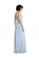 Stretch Crepe Square Neck Sleeveless Long Prom Dress / Bridesmaid Dress Kent
