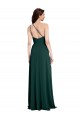 Stretch Crepe One Shoulder Sleeveless Open Back Long Formal Evening Gown / Prom Dress / Bridesmaid Dress Kent