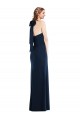 Stretch Crepe High Neck Sleeveless Open Back Long Semi Formal Evening Dress / Prom Dress / Bridesmaid Dress Kent