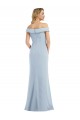 Stretch Crepe Off the Shoulder Sleeveless Long Semi Formal Evening Dress / Prom Dress / Bridesmaid Dress Kent
