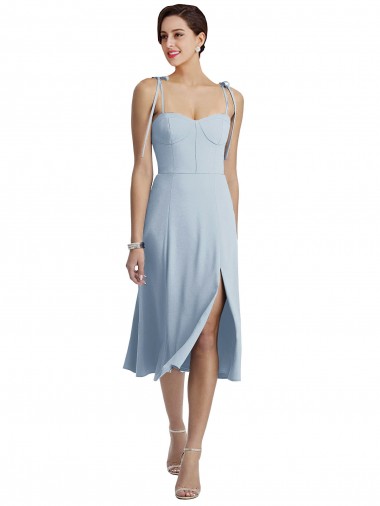 Stretch Crepe Sweetheart Sleeveless Midi Length Evening Gown / Prom Dress / Bridesmaid Dress Kent