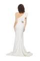 Stretch Crepe One Shoulder Sleeveless Sweep Train Semi Formal Evening Dress / Prom Dress / Bridesmaid Dress Kent