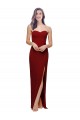 Stretch Crepe Sweetheart Sleeveless Low Back Long Bridesmaid Dress / Evening Dress Kent