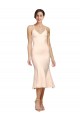 Stretch Crepe V-Neck Sleeveless Open Back Midi Length Evening Gown / Prom Dress / Bridesmaid Dress Kent