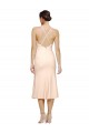Stretch Crepe V-Neck Sleeveless Open Back Midi Length Evening Gown / Prom Dress / Bridesmaid Dress Kent