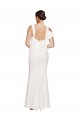 Stretch Crepe Square Neck Sleeveless Low Back Long Formal Evening Gown / Prom Dress / Bridesmaid Dress Kent