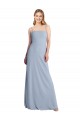 Stretch Crepe Square Neck Sleeveless Open Back Long Prom Dress / Bridesmaid Dress Kent