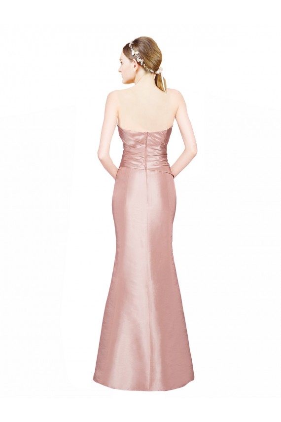 Stretch Satin Sweetheart Sleeveless Low Back Long Formal Evening Gown / Prom Dress / Bridesmaid Dress Kent