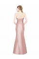 Stretch Satin Sweetheart Sleeveless Low Back Long Formal Evening Gown / Prom Dress / Bridesmaid Dress Kent