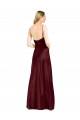 Stretch Satin Spaghetti Straps Sleeveless Long Bridesmaid Dress / Evening Dress Kent