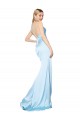 Stretch Satin High Neck Sleeveless Long Formal Evening Gown / Prom Dress / Bridesmaid Dress Kent
