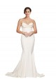 Stretch Satin Cowl Neck Sleeveless Low Back Sweep Train Formal Evening Gown / Prom Dress / Bridesmaid Dress Kent