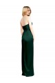 Stretch Satin Scoop Neck Sleeveless Long Formal Evening Gown / Prom Dress / Bridesmaid Dress Kent