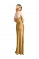 Stretch Satin Strapless Sleeveless Long Formal Evening Gown / Prom Dress / Bridesmaid Dress Kent