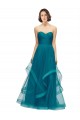 Tulle Strapless Sleeveless Long Bridesmaid Dress Kent