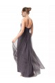 Tulle Sweetheart Cap Sleeves Long Bridesmaid Dress Kent