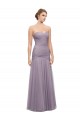Tulle Sweetheart Sleeveless Heather Long Bridesmaid Dress Kent