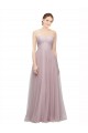 Tulle & Lace Sweetheart Sleeveless Long Bridesmaid Dress / Evening Dress Kent
