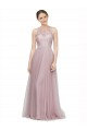 Tulle & Lace Sweetheart Sleeveless Long Bridesmaid Dress Kent