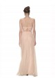 Tulle Illusion Neck Sleeveless Long Bridesmaid Dress Kent