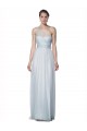 Tulle One Shoulder Sleeveless Mist Long Bridesmaid Dress Kent
