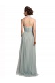 Tulle Halter Neck Sleeveless Long Bridal Party Dress / Evening Dress Kent