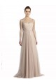 Tulle Square Neck Sleeveless Long Bridesmaid Evening Dress Kent
