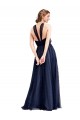 Tulle Halter Neck Sleeveless Long Bridesmaid Dress / Evening Dress Kent