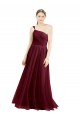 Tulle One Shoulder Sleeveless Long Semi Formal Evening Dress / Bridesmaid Dress Kent