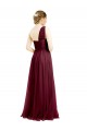 Tulle One Shoulder Sleeveless Long Semi Formal Evening Dress / Bridesmaid Dress Kent