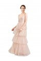 Tulle V-Neck Sleeveless Long Semi Formal Evening Dress / Bridesmaid Dress Kent