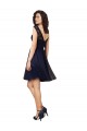 Tulle & Lace Bateau Neck Sleeveless V-Back Knee Length Bridesmaid Dress Kent