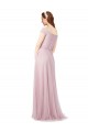 Tulle Off the Shoulder Sleeveless Long Bridesmaid Dress / Evening Dress Kent
