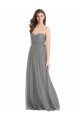 Tulle Sweetheart Sleeveless Long Bridesmaid Gown Kent