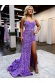 Velvet Sequin Sweetheart Sleeveless Court Train Homecoming Dress Kent