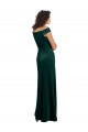 Stretch Velvet Square Neck Cap Sleeves Long Formal Evening Gown / Prom Dress / Bridesmaid Dress Kent