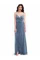 Stretch Velvet Sweetheart Sleeveless Low Back Long Semi Formal Evening Dress / Prom Dress / Bridesmaid Dress Kent
