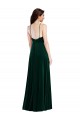 Stretch Velvet Halter Neck Sleeveless Long Semi Formal Evening Dress / Prom Dress / Bridesmaid Dress Kent
