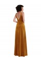 Stretch Velvet V-Neck Sleeveless V-Back Long Semi Formal Evening Dress / Prom Dress / Bridesmaid Dress Kent