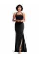 Stretch Velvet Halter Neck Sleeveless Low Back Long Formal Evening Gown / Prom Dress / Bridesmaid Dress Kent