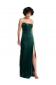 Stretch Velvet Strapless Sleeveless Low Back Long Black Tie Evening Gown / Prom Dress / Bridesmaid Dress Kent